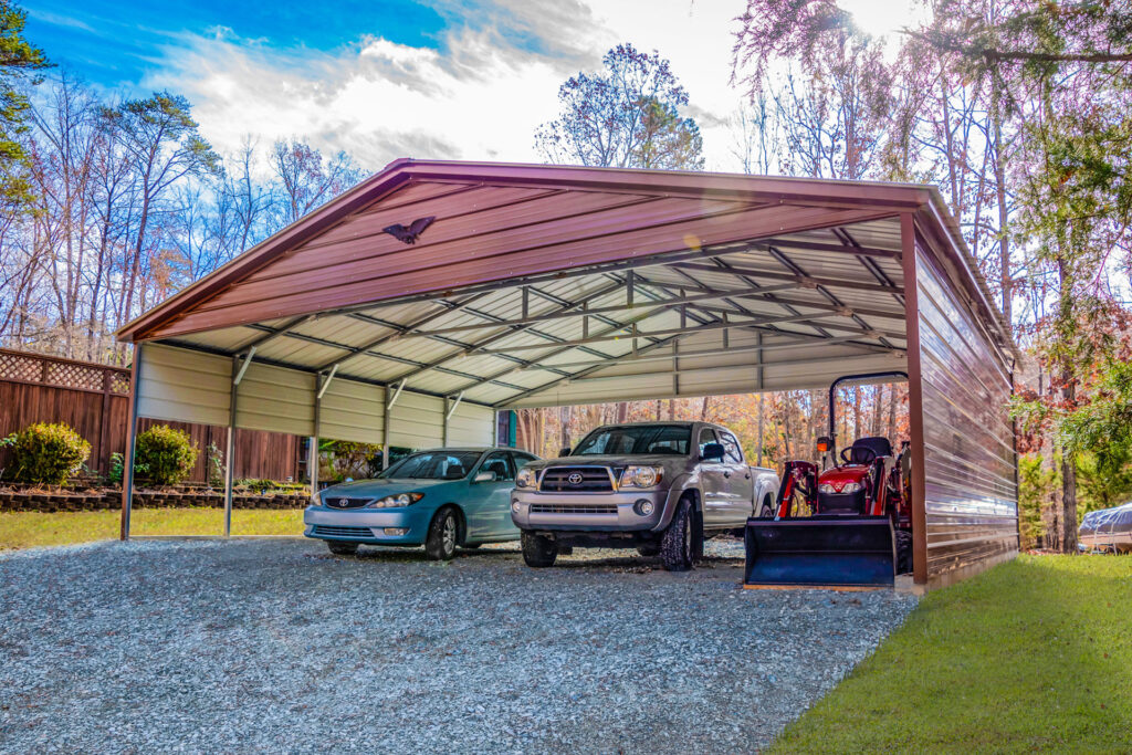 30' x 25' x 8' - Triple Wide Carport Original Picture 1 30x25x8 4 15 20 scaled 1 Express Carport